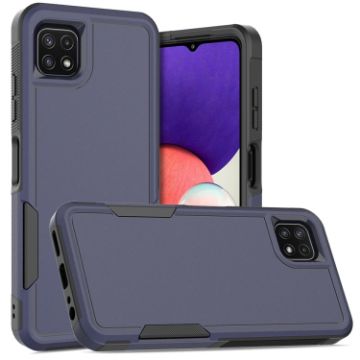 Samsung Galaxy A22 5G Dual Layer Phone Case (Dark Blue) - 1