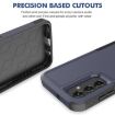Samsung Galaxy A15 5G PC + TPU Case, Dark Blue, 2 in 1 - 2