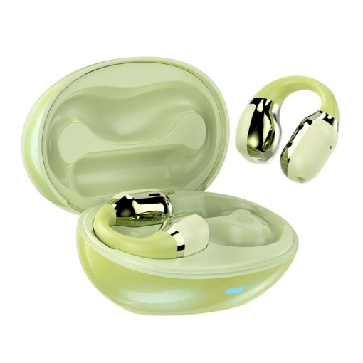 ZGA Symphony GS09S Air Conduction TWS Bluetooth Earphone Green - 1