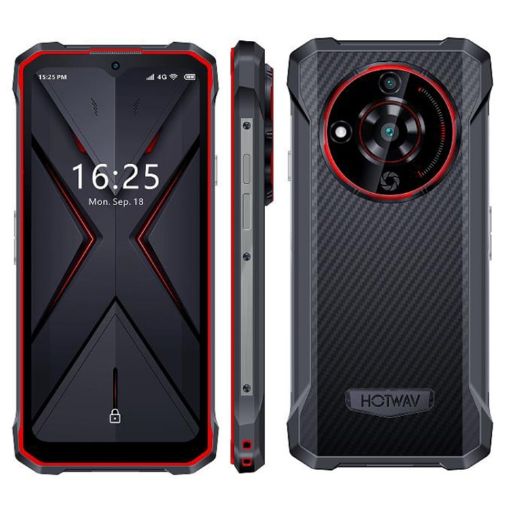 HOTWAV T7 Rugged Phone, 4GB+128GB, 6280mAh, 6.52" Android 13, 4G - 1