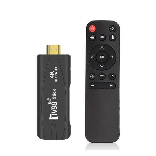 4K HD TV98 Rockchip 3228A Quad Core Android Stick, 4GB+32GB UK Plug - 1