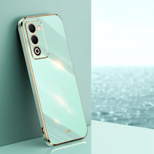 OPPO A5 4G/5G XINLI 6D Electroplate TPU Case (Mint Green) - 1