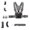 7 in 1 Phone Clamp Body Mount with Chest Strap & Screw (Grey) - 1