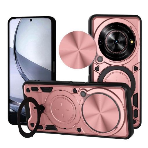 ZTE nubia Focus/Blade A75 5G Pink Magnetic Camshield Case - 1