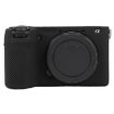 Sony ILCE-6700/A6700 Black Litchi Texture Silicone Case - 2
