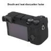 Sony ILCE-6700/A6700 Black Litchi Texture Silicone Case - 6