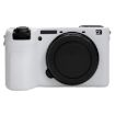 Sony ILCE-6700/A6700 Litchi Texture Silicone Case (White) - 2