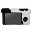 Sony ILCE-6700/A6700 Litchi Texture Silicone Case (White) - 3