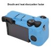 Sony ILCE-6700/A6700 Blue Glossy Silicone Protective Case - 6