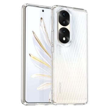 For Honor 70 Pro 5G Candy Series Transparent TPU Phone Case - 1