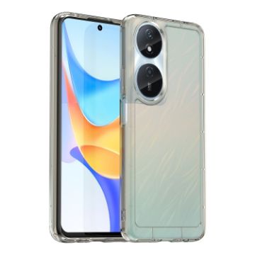 Honor 90 Smart Candy TPU Phone Case - Transparent Grey - 1
