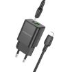 BOROFONE BN14 PD30W Charger with Type-C to 8 Pin Cable, EU Plug - 1