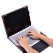 Wine Red Cloth Texture Leather Case for Surface Laptop 6, 15 inch - 6