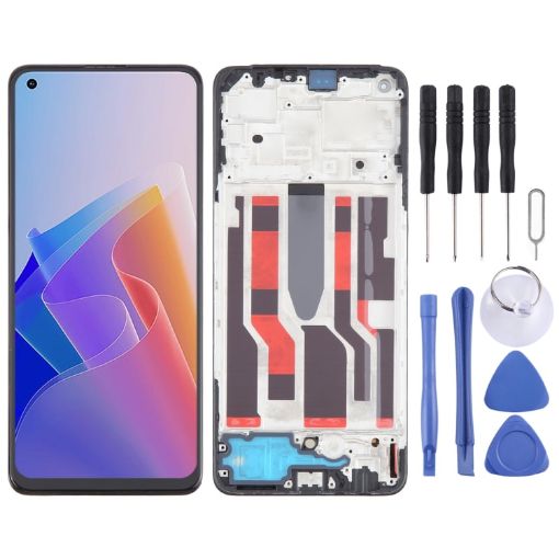 OPPO Reno8 Z 5G AMOLED LCD Screen Assembly with Frame - 1