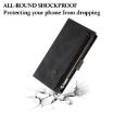 Moto G86 5G ESEBLE Retro RFID Leather Case (Black) - 6