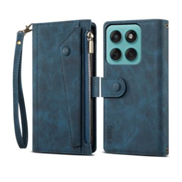 Motorola Edge 60 Retro Frosted RFID Leather Case - Dark Green - 1