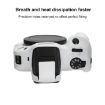 Canon EOS R100 Litchi Texture White Silicone Protective Case - 5