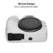 Canon EOS R100 Litchi Texture White Silicone Protective Case - 6