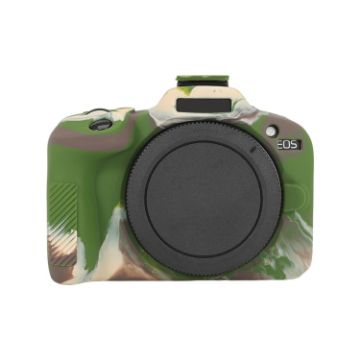Canon EOS R100 Soft Silicone Protective Case - Camouflage Glossy - 1