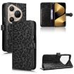 Huawei Pura 80 Ultra 5G Black Leather Honeycomb Phone Case - 1