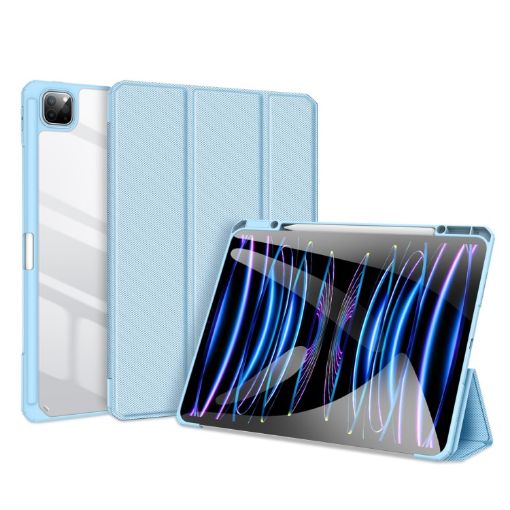 DUX DUCIS TOBY Leather Case for iPad Pro 13 2024 (Blue) - 1