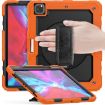 iPad Pro 13 2024 Protective Case Silicone Hybrid (Orange+Black) - 1