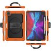 iPad Pro 13 2024 Protective Case Silicone Hybrid (Orange+Black) - 2