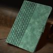 Galaxy Tab A8 X200 Building Blocks Embossed Leather Case - Green - 2