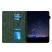 Galaxy Tab A8 X200 Building Blocks Embossed Leather Case - Green - 3