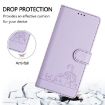 TCL 60 SE NxtPaper Embossed RFID Leather Phone Case, Lanyard, Purple - 4