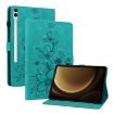 Green Leather Tablet Case for Samsung Galaxy Tab S9+/S9 FE+ - 1
