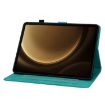 Green Leather Tablet Case for Samsung Galaxy Tab S9+/S9 FE+ - 5