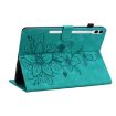 Green Leather Tablet Case for Samsung Galaxy Tab S9+/S9 FE+ - 6
