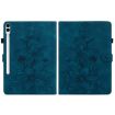 Samsung Galaxy Tab S9+/S9 FE+ Dark Blue Lily Embossed Case - 3