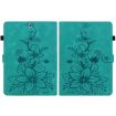Galaxy Tab S2 9.7 T810 T815 Green Lily Leather Case - 3