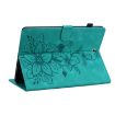 Galaxy Tab S2 9.7 T810 T815 Green Lily Leather Case - 5
