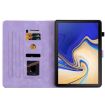 Lily Embossed Leather Case for Samsung Galaxy Tab S4 10.5 (Purple) - 6