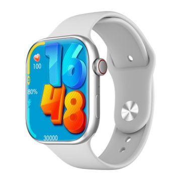 WS11 MAX 2.2" Sport Smartwatch, Bluetooth Call & Health Monitor (Silver) - 1