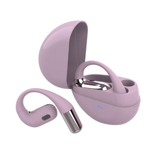Hileo F15 TWS Pink Wireless Earphone, Touch Control, IPX5 Waterproof - 1