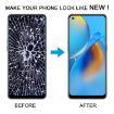 OPPO F19 OLED LCD Screen Digitizer Assembly with Frame - 6