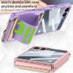 Samsung Galaxy Z Flip7 5G Wristband Holder Case (Silver) - 4