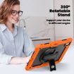 iPad Pro 13 2024 Case with Shoulder Strap (Orange) - 4