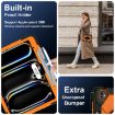iPad Pro 2024 Black Orange Robot Silicone Hybrid Case - 3