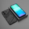 Xiaomi Redmi 13 Punk Armor 2in1 Phone Case with Holder (Black) - 2