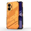 Redmi Turbo 4 Pro Punk Armor Phone Case with Holder - Orange - 1