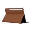 Samsung Galaxy Tab S7/S8 Brown Leather Case with Holder (2020) - 6