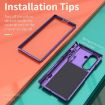 Galaxy Z Fold7 5G Case with Ring Stand & Sliding Hinge (Purple) - 3