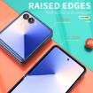 Galaxy Z Flip7 5G Case with Sliding Window & Ring Stand - Blue - 4