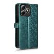 Ulefone Note 18 Ultra Green Leather Phone Case with Honeycomb Texture - 3