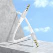 Borofone BL19 AUX Creator 1m Audio Cable, 3.5mm to 3.5mm, White - 5